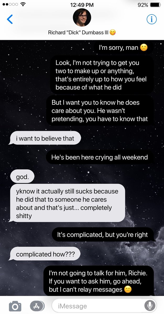 156 》 it's complicated tw intoxication mention( bill's phone )