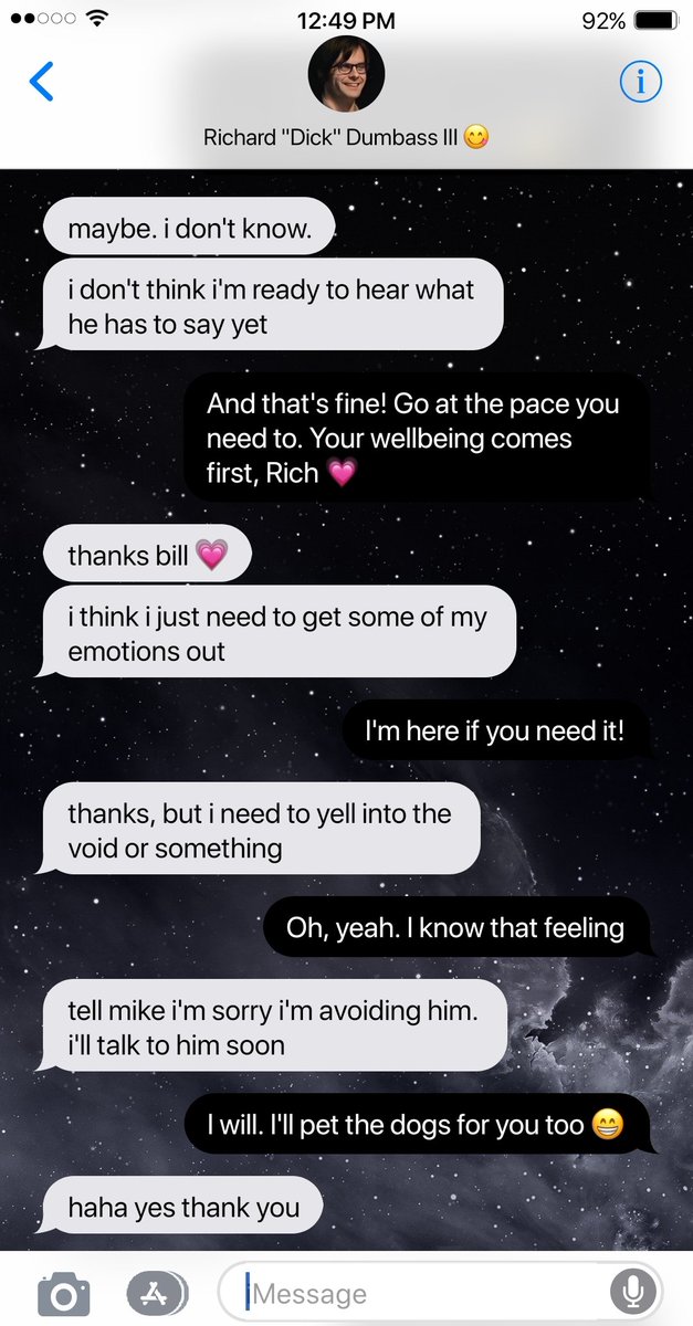 156 》 it's complicated tw intoxication mention( bill's phone )