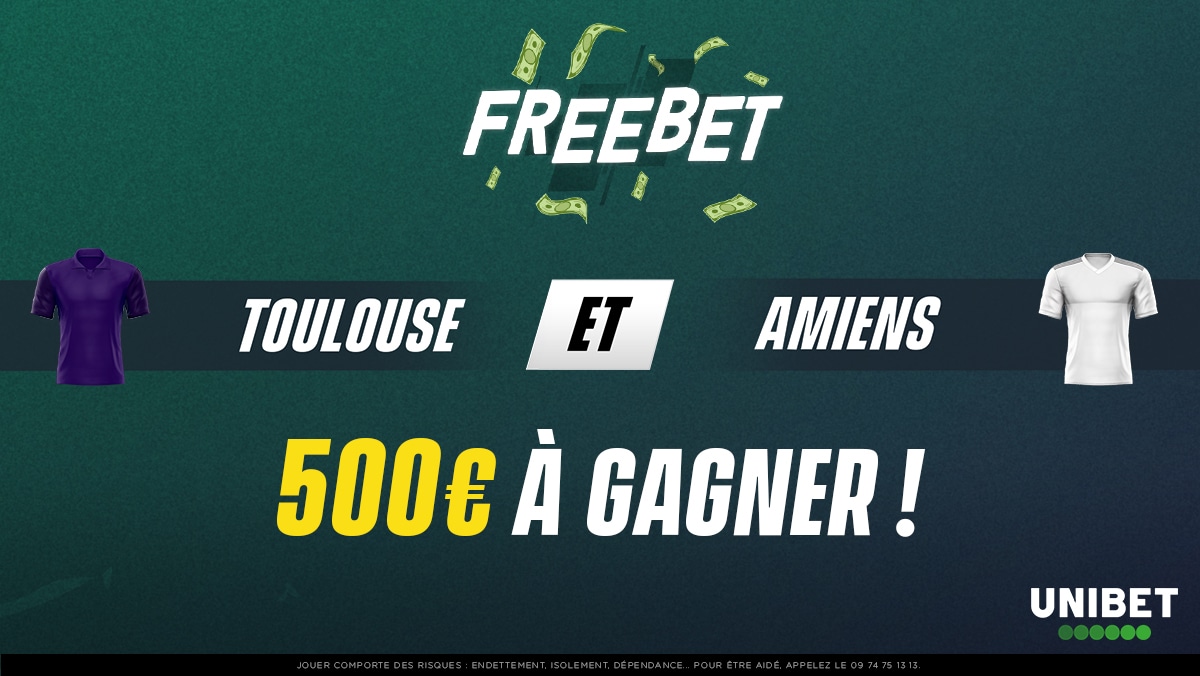 👏💸 C'est la fête ! 10 x 50€ de Freebets à gagner pour le maintien de Toulouse et d'Amiens 😭 🔄 RT + Follow @UnibetFrance pour participer