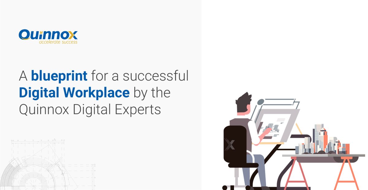QuinnoxInc's tweet photo. Workplace flexibility has become table stakes for improving the collaboration and productivity of employees. Write to us with your availability to know more about how to build a Digital Workplace blueprint – marketing@quinnox.com 
#DigitalWorkplace #DigitalWorkplaceBlueprint https://t.co/5sJbcBhZV1
