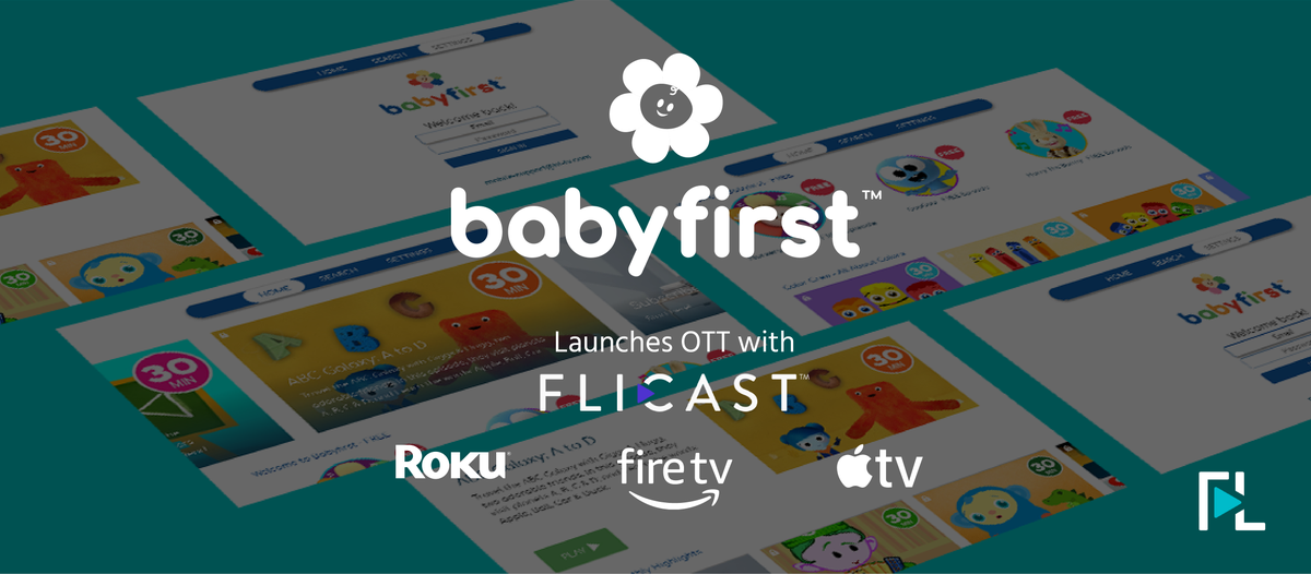 floatleft_tv's tweet photo. We are excited to announce the launch of @BabyFirstTV OTT services on Roku, Fire TV, and Apple TV! The apps are built with our flagship solution, Flicast, and integrated with our technology partners, @jwplayer and @cleeng. Read More: https://t.co/gEMrXxSbDe
#FloatLeft #Flicast https://t.co/bbNFJEttMw