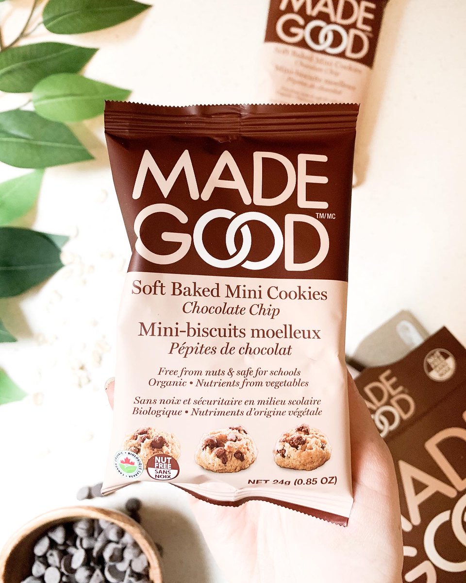 SocialNature's tweet photo. #GIVEAWAY 🍪 ⁣
⁣
Our friends @madegoodfoods have vegan and allergy-friendly soft-baked cookies! The PERFECT snack 😍 We’re giving away a box of FIVE mini-packs this #tryitouttuesday. ⁣
⁣
To enter:⁣
✅Like &amp; RT
✅Tag a friend who also loves snacks!⁣⁣

🇺🇸🇨🇦
Ends June 10, 5pm https://t.co/4XBtfhgjIO