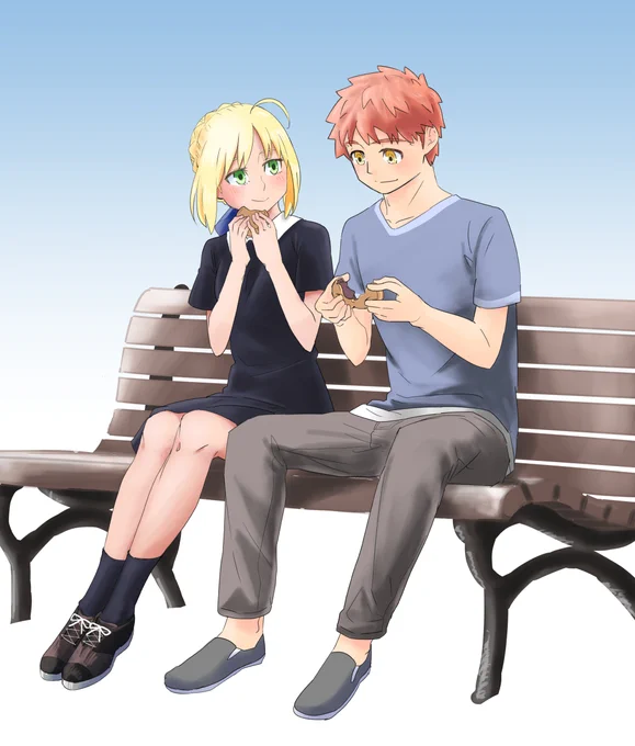 この前の漫画の続きを描いていた
デートに出かけました 