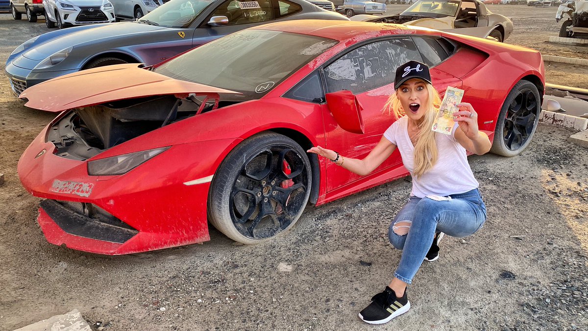 supercarblondie's tweet photo. Abandoned Supercars in Dubai 😱 - new Video out now https://t.co/Mcbmptel4i https://t.co/vs6HRcPd2B