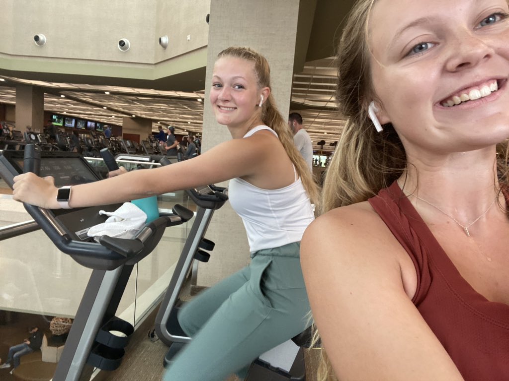 GretaRhoads's tweet photo. @lindsey_grask37 and I biked our 9 miles for the #9LapChallenge !! We challenge @katelynreichart @MaggieMcGrath9 @laneyyy215 @brigidsmith_ @maddiebaldwin26 @lillysully123 @ellaaheck @lilcalhoon @mamazooms1 
@MaroonCrew https://t.co/wBC5obxg9y