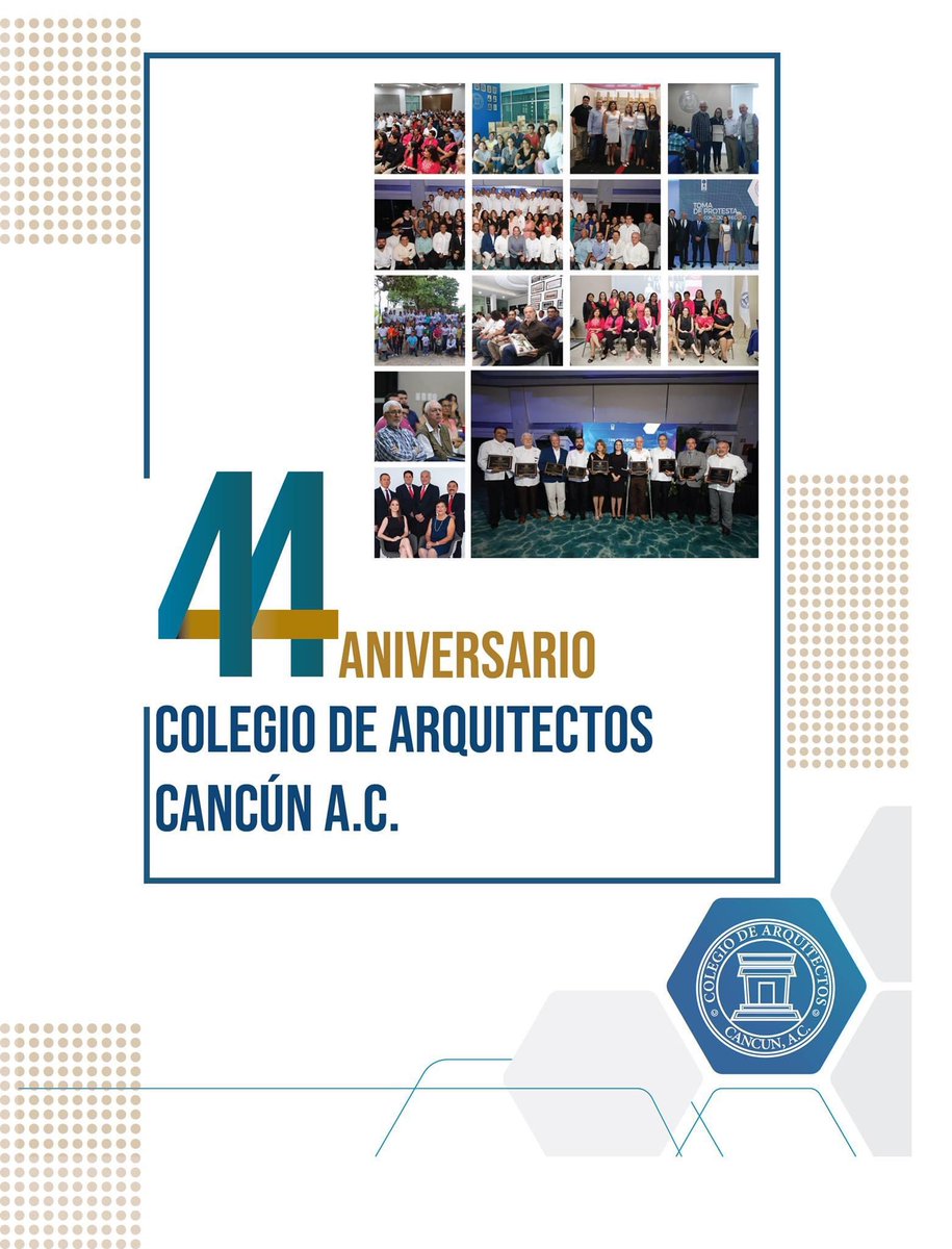 Hace 44 Años inició un gran sueño en Cancún y con él llegó un gran compromiso de promover nuestra profesión, promover la Arquitectura de nuestra ciudad y participar con la sociedad.

44 Aniversario del Colegio de Arquitectos Cancún.