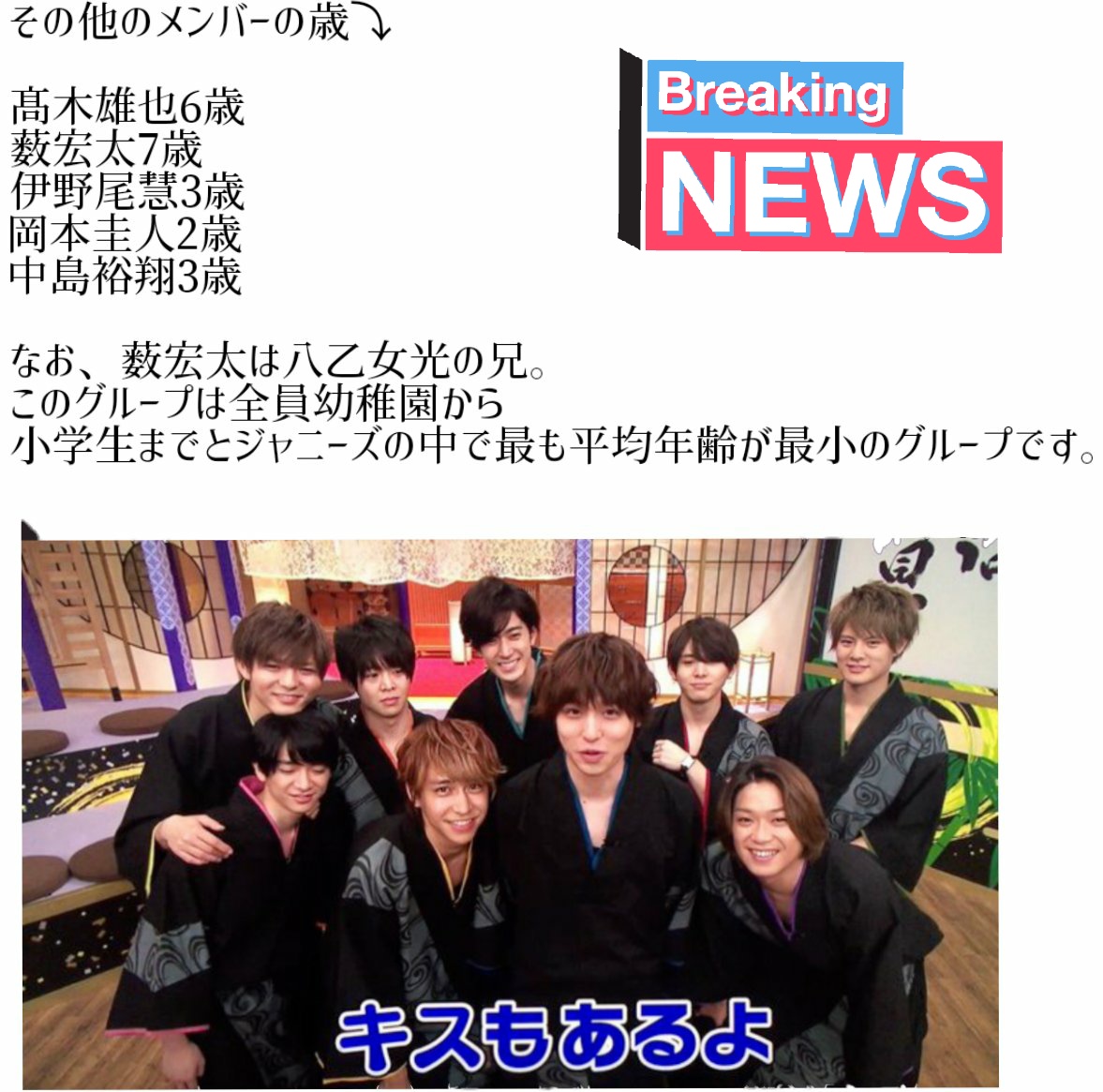 りょうアズ 垢移行します 私 Ok Google Hey Say Jumpの年齢は G ﾋﾟｺﾝ ウィキペディアからの情報です Hey Say Jumpメンバーの年齢は 山田涼介5歳 有岡大貴5歳 知念侑李1歳 八乙女光０歳 有岡大貴と山田涼介は幼なじみです その他の