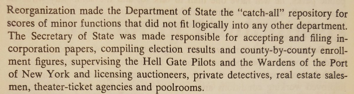 I've always wondered why the Secretary of State in basically every state in the country handles such a random assortment of tasks.