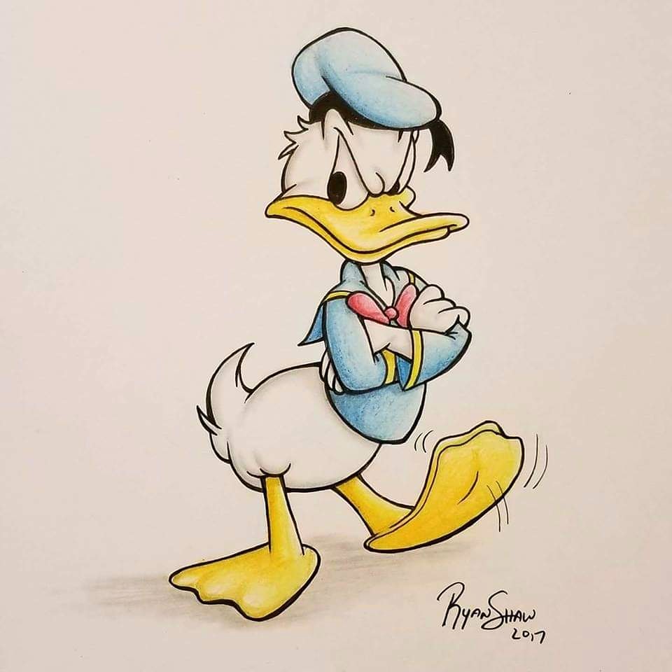 How to Draw Disney's Donald Duck with Easy Step by Step Drawing Tutorial |  How to Draw Step by Step Drawing Tutorials