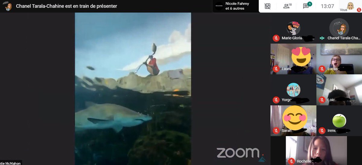 Aujourd’hui les élèves de 5e <a href="/EECSJB/">ÉÉC St-Jean-Baptiste</a> sont à Ripley’s Aquarium pour apprendre au sujet des requins! 🐠 🦈 #journeemondialedesoceans  <a href="/mmealexandrad/">Alexandra DiFelice</a> <a href="/cscmonavenir/">Csc MonAvenir</a> <a href="/EcoSchoolsCAN/">EcoSchools Canada</a> #sortievirtuelle <a href="/RipleysAquaCA/">Ripley's Aquarium of Canada</a>
