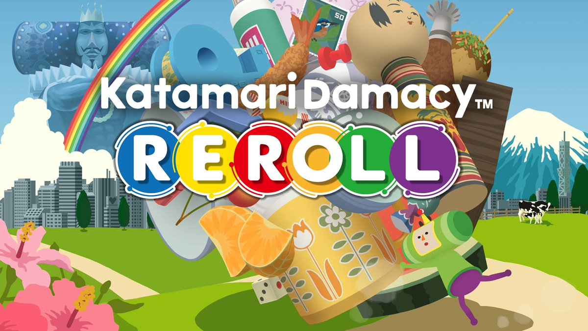 Nintendeal's tweet image. Katamari Damacy REROLL (Switch) is 67% off on US eShop: nin.deals/2W8u1j8 $9.89
