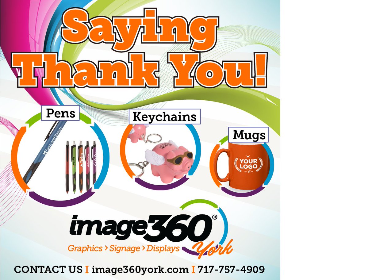 As businesses are reopening, a great way to say thank you during this time is by giving small token of appreciation. Consider promotional products!
image360york.espwebsite.com