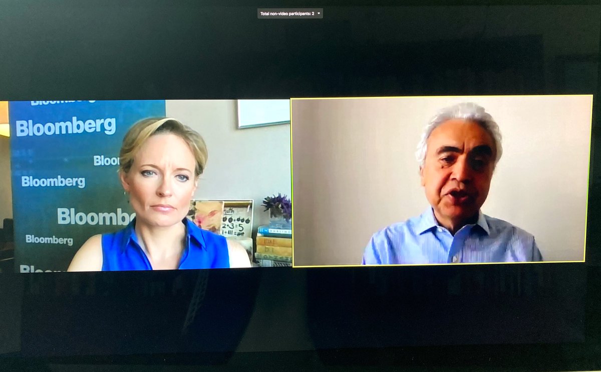 Insightful conversation today with <a href="/adsteel/">Alix Steel</a> and <a href="/IEA/">International Energy Agency</a>Birol on the changing landscape of the energy sector. The IEA Exec Director said: ‘No company will be unaffected by the Clean Energy Transition’ #womeninenergy @IEA <a href="/MWorsdorfer/">Mechthild Wörsdörfer</a>