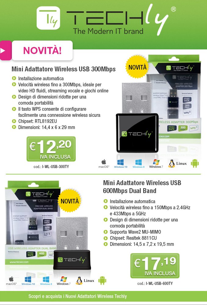 EcoPowerPro's tweet image. Mini Adattatore Wireless USB 300Mbps
🔗 robertoshop.it/prodotti/netwo…

Mini Adattatore Wireless USB 600Mbps Dual Band
🔗 robertoshop.it/prodotti/netwo…