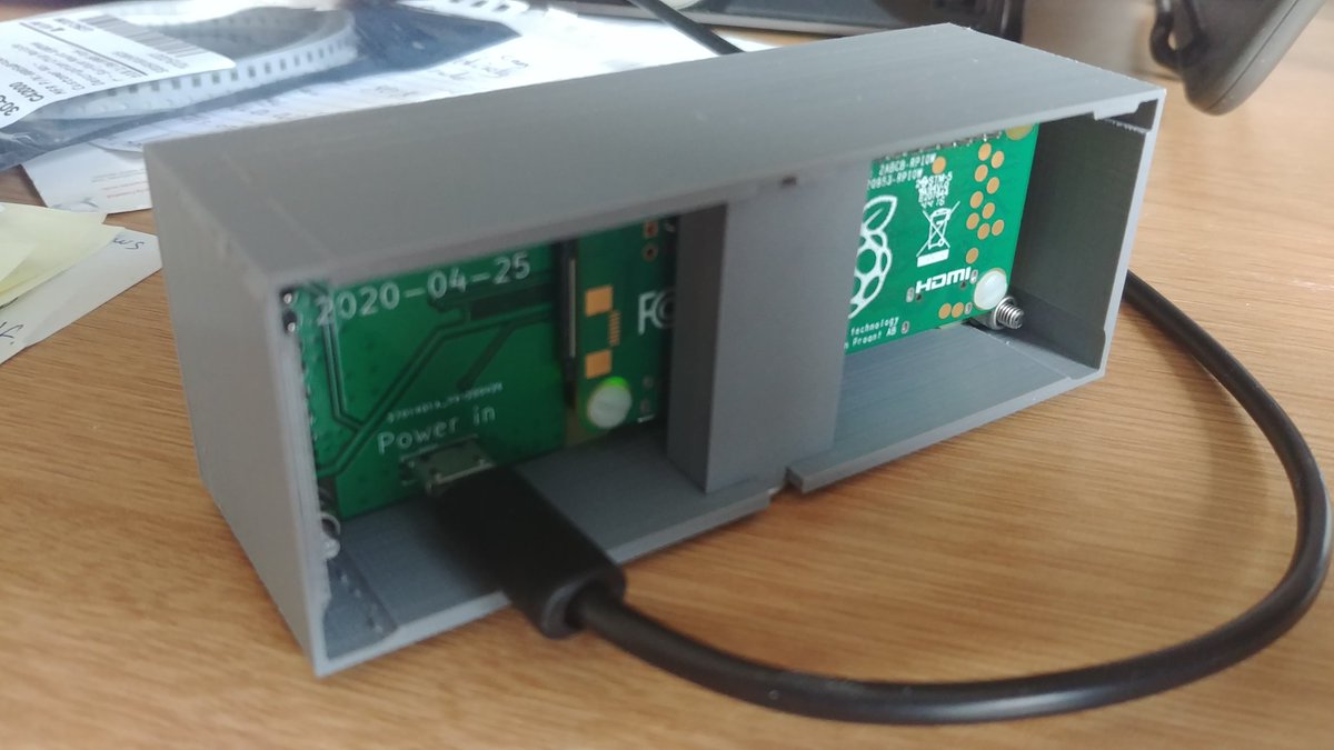 Epoch clock. RPi nano, OLED screen and ambient light sensor.  Bottom left is Unix epoch.