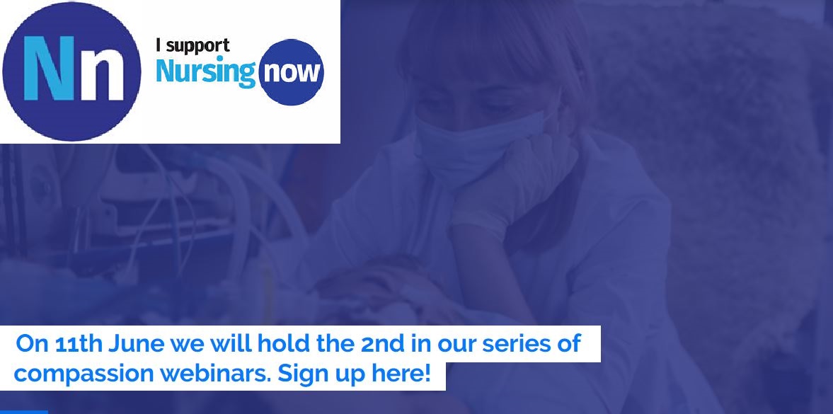 Nursing Now - Webinar Compassion Series Free - register at us02web.zoom.us/webinar/regist… @ireland_nursing @INMO_IRL