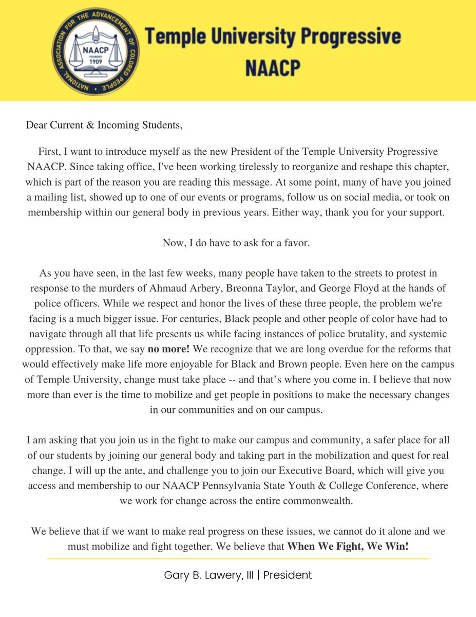 Progressive NAACP tweet media