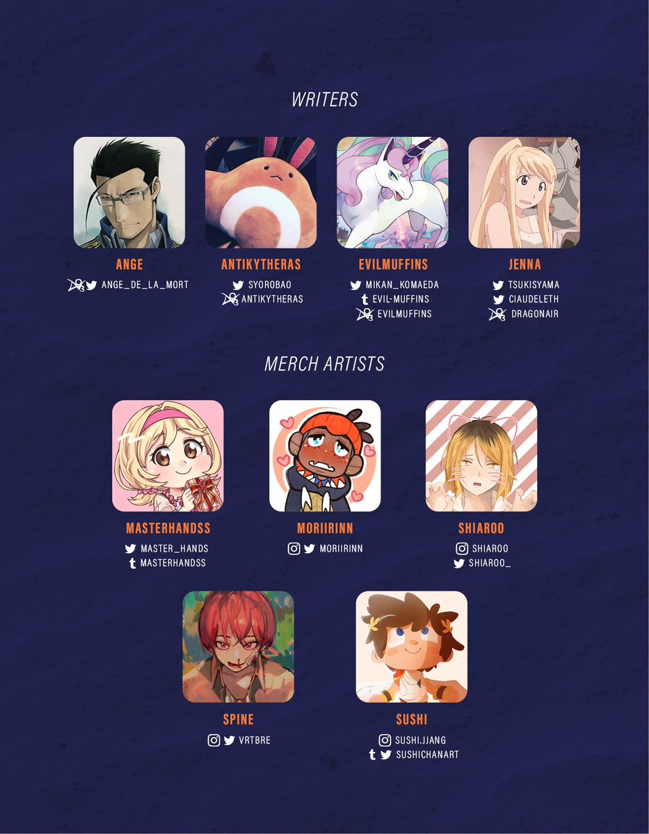 raihanzine's tweet photo. Hello everyone! We are happy to announce our contributor lineup for Bring the Storm! Please check them out! We'll be doing individual spotlights soon! 
To find all their socials, please check this link out!: 
https://t.co/EE1IcqqGVW https://t.co/LGBLSNQVAC