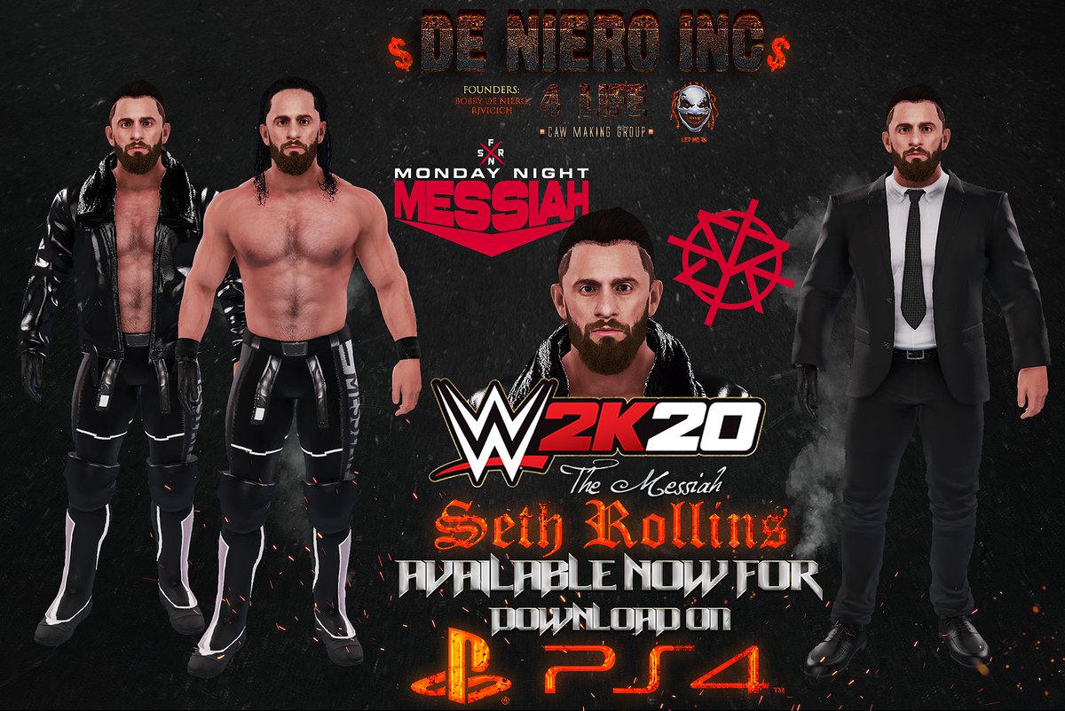 Iconic2k On Twitter Download Mondaynightmessiah Wwerollins Caw On Xbox One Cc Credit To Joe58877 For Face Refs Wwe2k20 Wwegames Smacknetwork Jules1451 Enzoanimal90 Rjvicich Wolfgangjt78 Omegamanx44 Bigrighteous Nickbreakernco