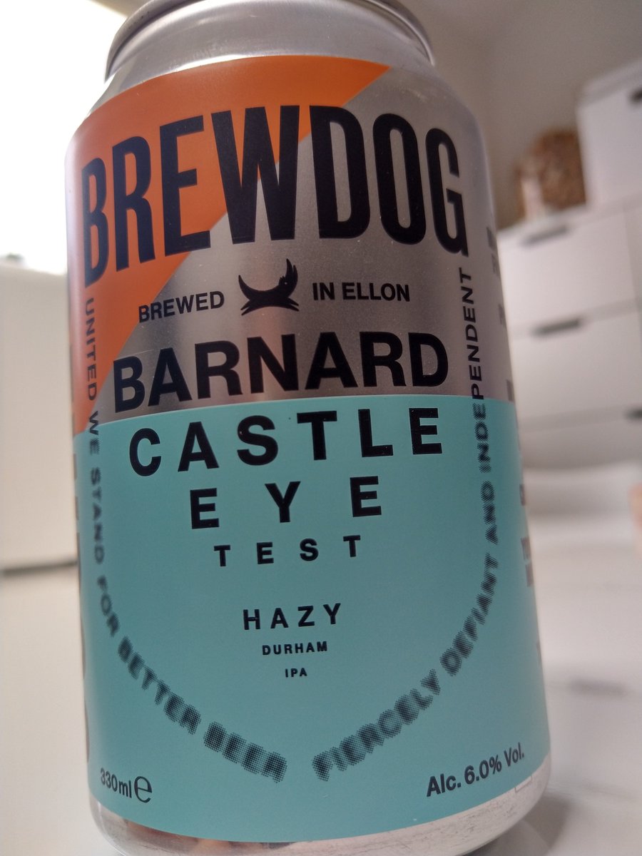 mja_fin's tweet photo. @BrewDog nice one, thank you sirs / madams! 
#barnardcastle #eyetest
Promise not to get in car to test driving ability post Test https://t.co/J5oXaILxfs