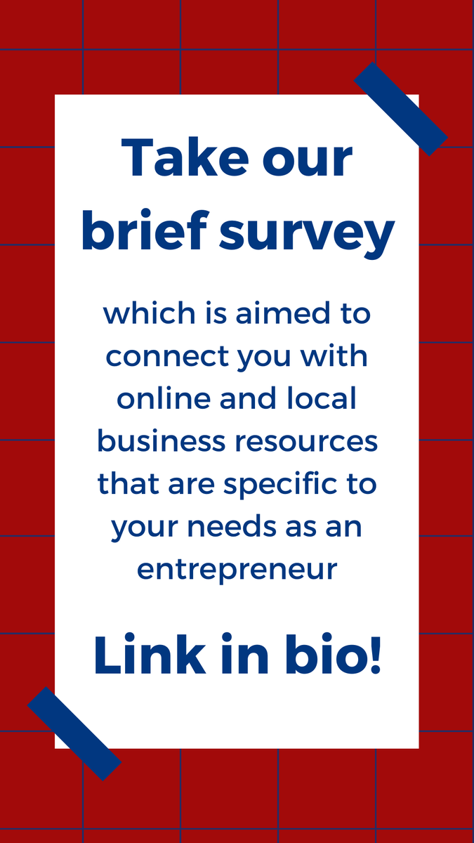 Let us help you and your business by connecting you with local and online opportunities tailored to YOUR specific needs. Take our brief survey so we can start helping you out today. docs.google.com/forms/d/1aGJGv…
