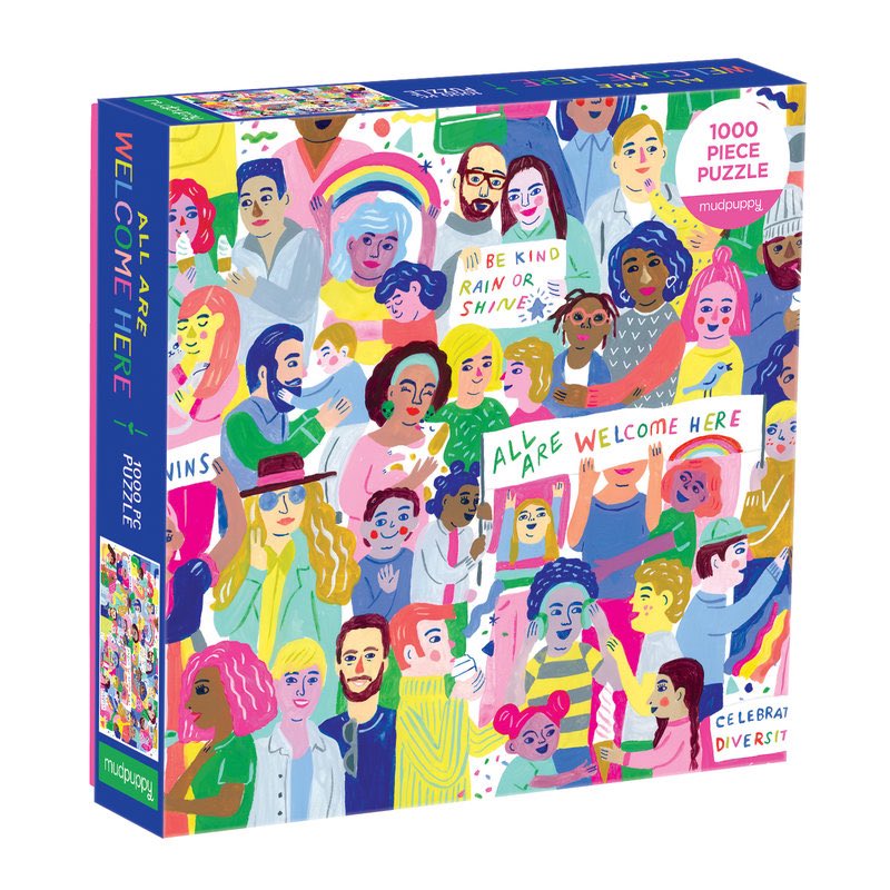 foxlanebooks's tweet photo. It’s #PrideMonth, and to celebrate we have the lovely jigsaw All Are Welcome Here as our #GiftoftheWeek with £2 off 🏳️‍🌈🏳️‍🌈 This colourful puzzle showcases human diversity and acts of kindness https://t.co/Cs9yIPvPoS
#ChooseBookshops
#PrideMonth2020 https://t.co/ckH62qizqn