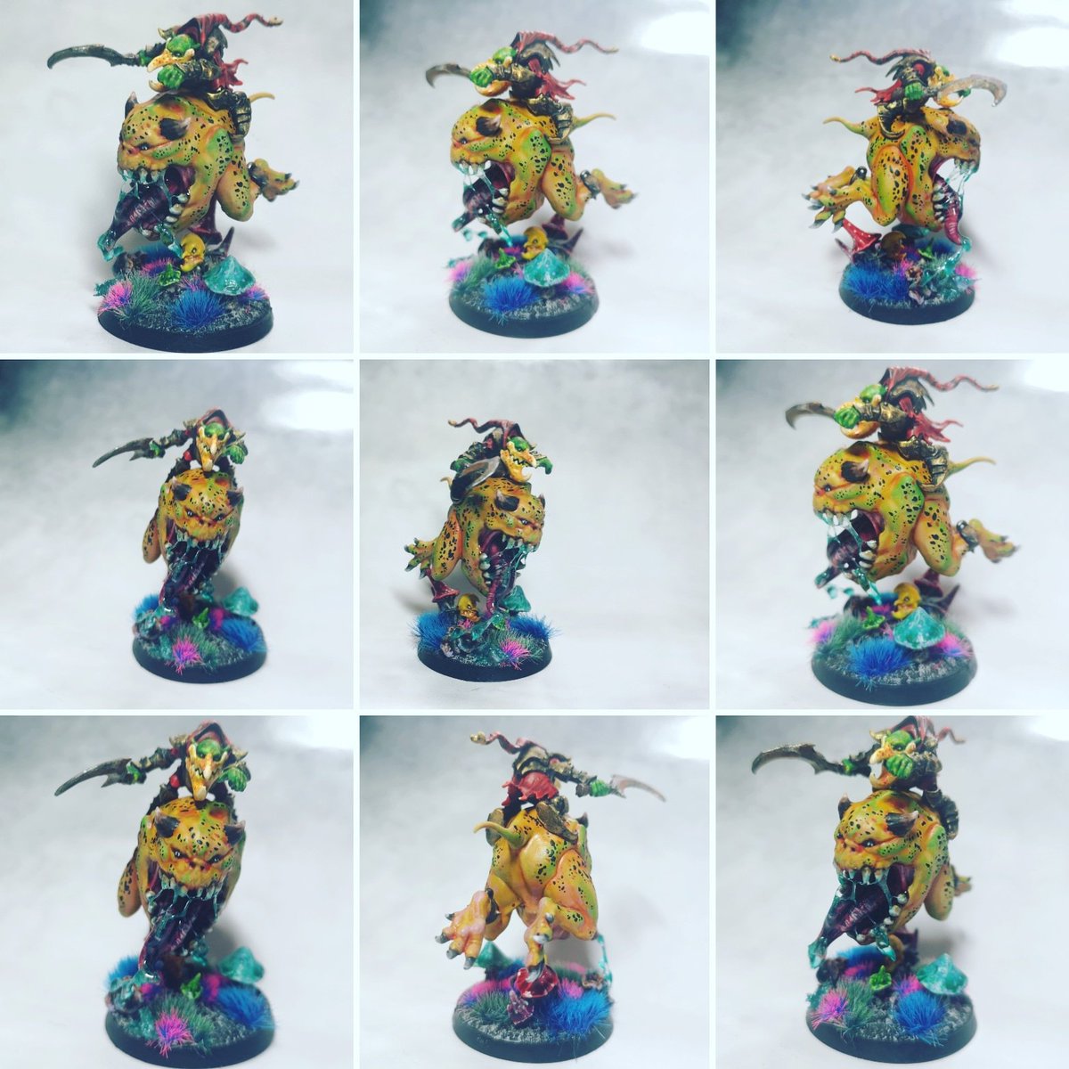 WeGailyGadabout's tweet photo. I finished my first ever GW model 😂

Herbert the Squig and his rider are complete!

#Warmongers #warhammer #WarhammerCommunity #squig #paintingwarhammer https://t.co/zWL5twSLlN