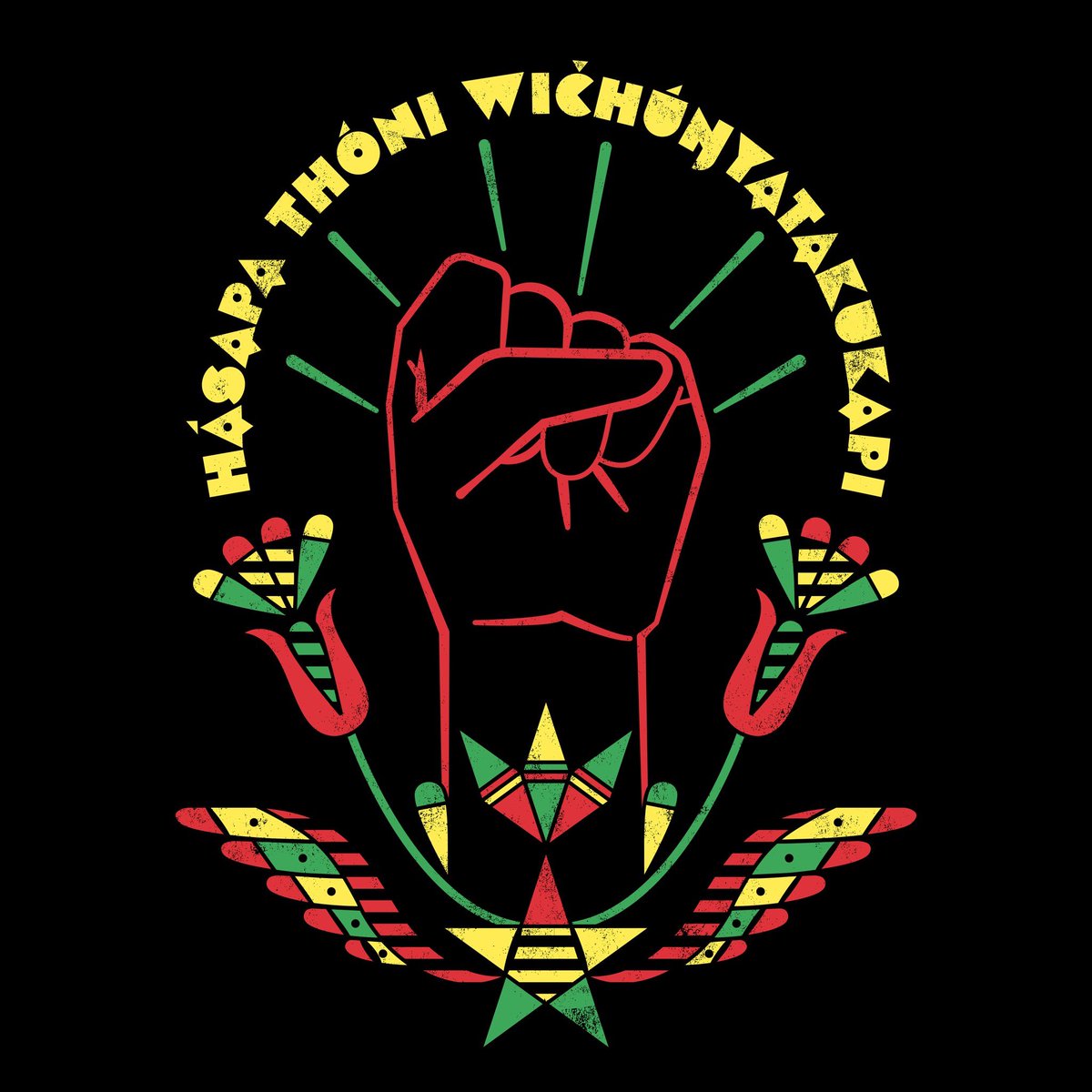 NiaTero's tweet image. BLACK LIVES MATTER #dakota #IndigenousCreatives graphic by: @ThisIsMarlena