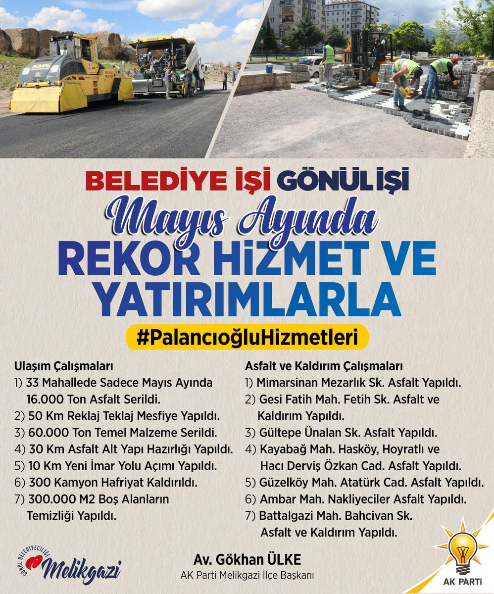 İstanbul'da yollarda oluşan çukurlara bahaneler üretilerek dolgu yapılmaya çalışılırken Palancıoğlu Başkanımız asfaltı 50 cm 'ye kadar dökebiliyor. #PalancıoğluHizmetleri @HMPalancioglu <a href="/erkankandemir/">Erkan Kandemir</a> <a href="/mehmetozhaseki/">Mehmet Özhaseki</a> <a href="/sabancopuroglu/">Şaban ÇOPUROĞLU</a> @GkhanLKE