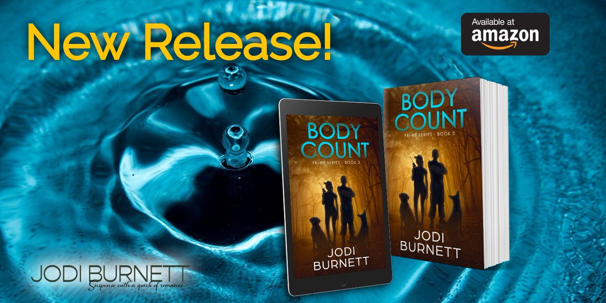 jodi_writes's tweet photo. Today is the #newrelease day for #BodyCount, the second book in my #FBIK9 #Thriller #Series! I'm so excited!! #Celebrate with me! #WritingCommunity #amreading #murdermystery #thrillers #booklovers #booklaunch #books #KindleUnlimited #K9 #RockyMountains #dogs https://t.co/mp5tA1cKI4