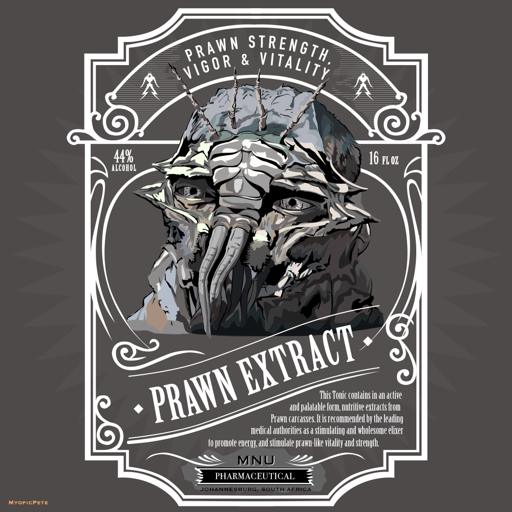 PeteMyopic's tweet photo. MNU Prawn Extract #District9 #MNU #prawn #scifi #popart #digitalart #illustration #FridayFun #dailyillustration #movieart #nerdart #SharltoCopley #nerdy https://t.co/YNjt4rhawh