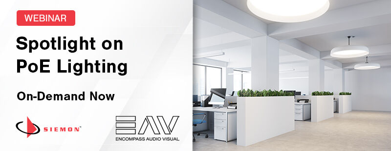 Siemon's tweet photo. Our #PoE lighting #webinar is now available on-demand. Discover how PoE #lighting leads to cost-savings, productivity &amp; wellness.

Watch on-demand: https://t.co/tUqVvmYxdk https://t.co/zhcVbcQhPY