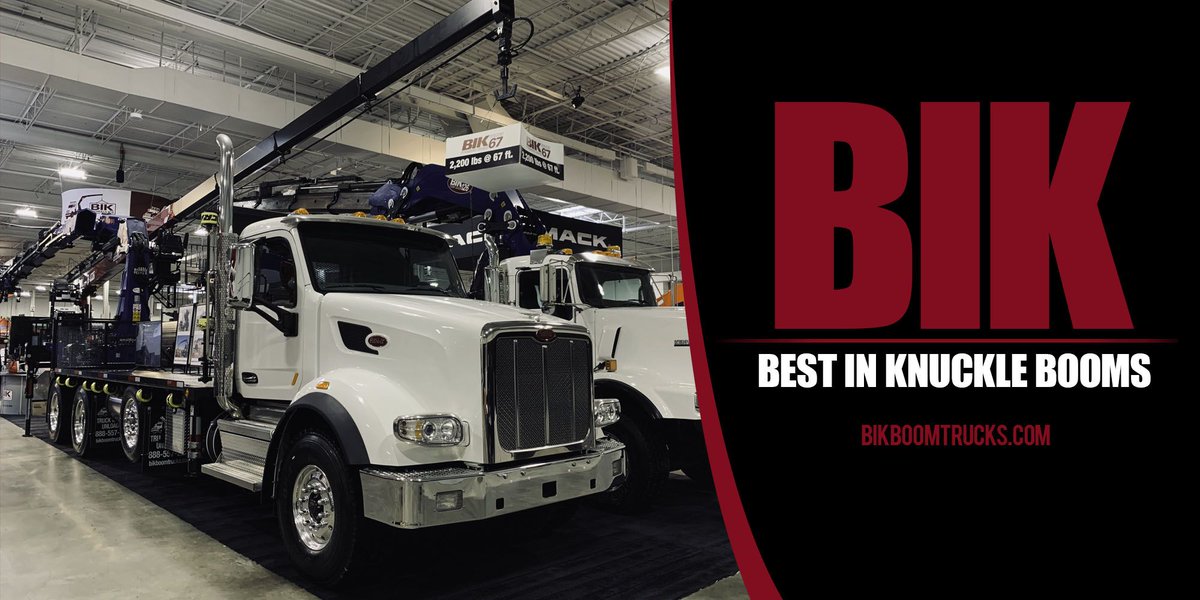 BIK...The Best In Knuckle Booms. Simply put, this is what we do. This is what we have worked to perfect over the last 30 years as a family owned business. Our number one goal is to help our customers chose the right boom truck package to help grow their business.