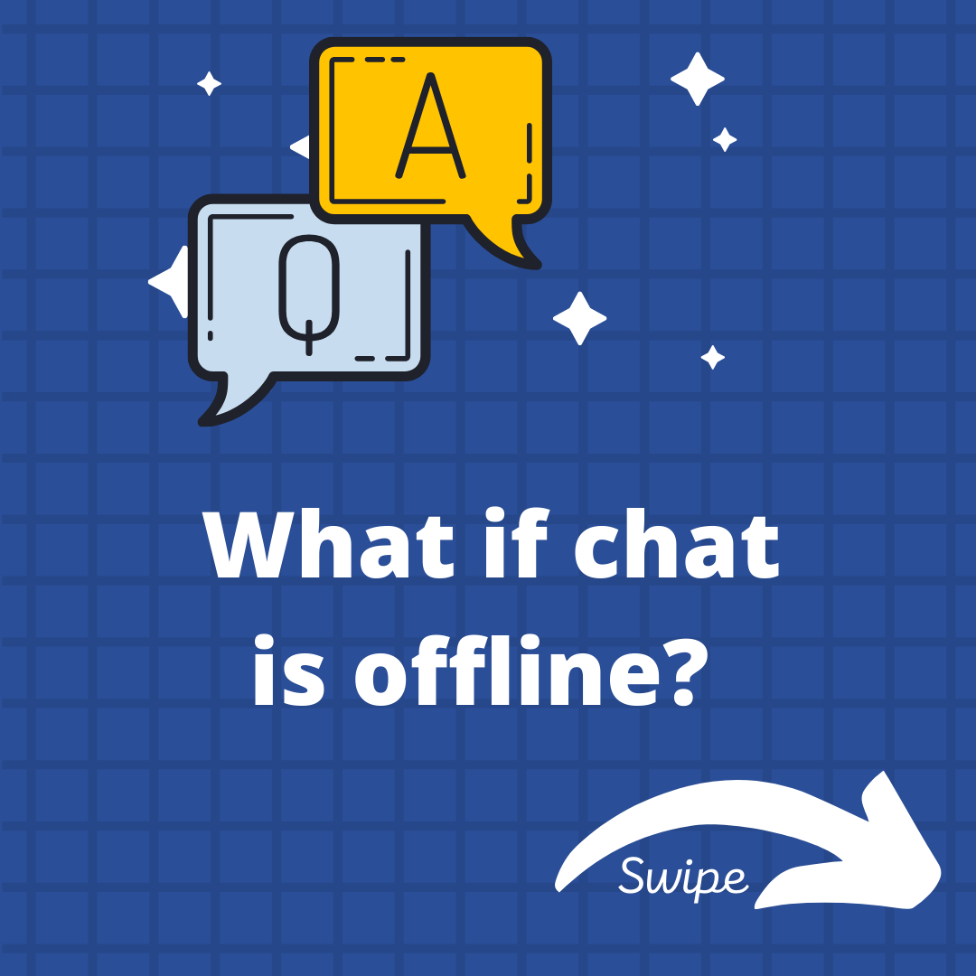 pacelibrary's tweet photo. Our summer chat hours are Monday-Friday, 9am-5pm. 
If you have a question when chat is offline, you can still receive an answer within 24 hours, Mon - Fri, by clicking the Ask a Librarian icon on our website and using the “Your question” box. 
#AskALibrarian #PaceLibraries https://t.co/7mzJ6faEgq