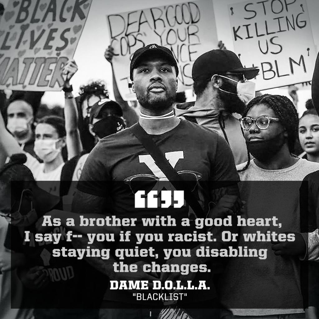 .<a href="/Dame_Lillard/">Damian Lillard</a> released a track titled 'Blacklist' with some powerful words 🎙