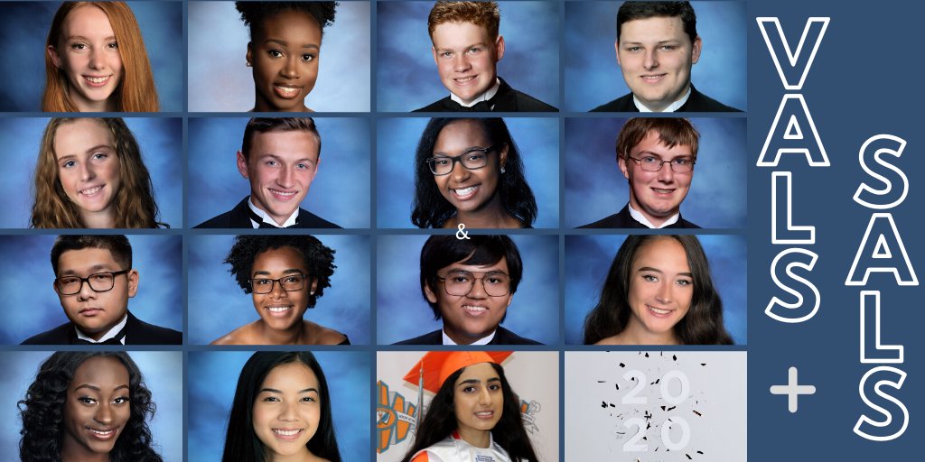 Class of 2020 valedictorians &amp; salutatorians represent the top academic achievers among graduates at each school. The positions are determined by student grade-point averages. To read more about each val &amp; sal, and their plans for the future, go to tinyurl.com/ybe87uec.
