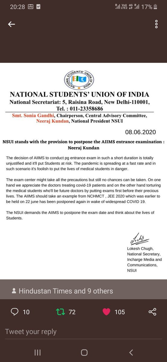 DManaliag's tweet photo. @gulia_karan @lokeshchugh09 @nsui @AIIMSRDA @aiims_newdelhi @adarshaiims @DrJawahars @IMA_MSNIndia @srinivasaiims @DrHarjitBhatti @RajasDeshpande @AapDoctors @HRDMinistry @DrRPNishank @PMOIndia @drharshvardhan @MoHFW_INDIA @AmitShahOffice @AmitShah @DrArushiJain @AjayMohanAIIMS @RMLDelhi They are the only ones supporting us right now!!! When everyone has turned a deaf ear. I hope you get the difference https://t.co/e5UAS15E3r