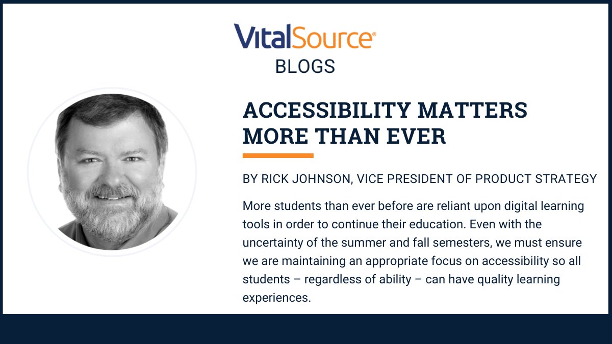 Accessibility standards are constantly evolving, just like students’ needs. It is crucial to enable all students to have quality learning experiences. Read the latest from our expert, Rick Johnson hubs.ly/H0rj2YG0