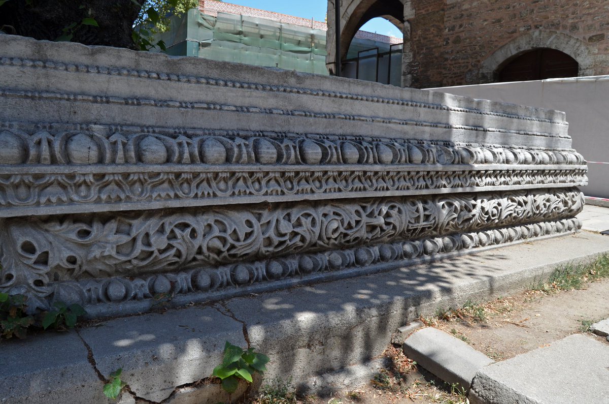 ByzantineLegacy's tweet photo. Remains of the church of Hagia Sophia built around 415 during the reign of Theodosius II, which was later destroyed during the Nika Riots of 532
In the garden of Hagia Sophia Museum https://t.co/wUP5ikgMxL