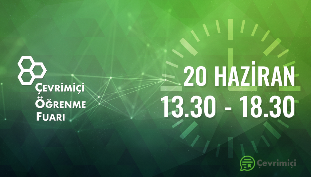 20 Haziran'da kimseye söz vermeyin. 

5 farklı atölye ve firma tanıtımlarının yer alacağı, sürprizlerle dolu #ÇevrimiçiÖğrenme Fuarı'nı kaçırmayın. Yerinizi almak için takip edin. 
Çevrimiçinde fark yaratmak için bir aradayız.

#cevrimiciyiz
#Dijitalfuar
#cevrimiciöğrenmefuarı