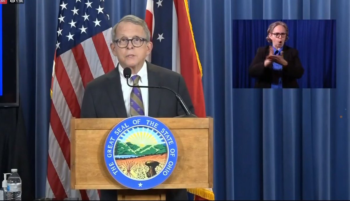 GovMikeDeWine's tweet photo. Today's #COVID19 briefing is live now at https://t.co/90BcIYqI19
Today's tie: @KenyonCollege π https://t.co/LZCYwI9OIt
