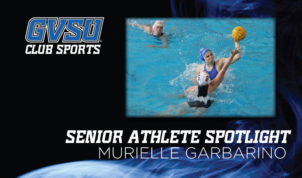 Senior Spotlight: Murielle Garbarino

gvsuclubsports.com/article/2050.p…

Thank you, Murielle! We appreciate all your work with the 
<a href="/GV_WaterPolo/">GVSU Club Water Polo</a> and the GVSU community. We wish you the best as you graduate and head into your future career! #AnchorUp ⚓️