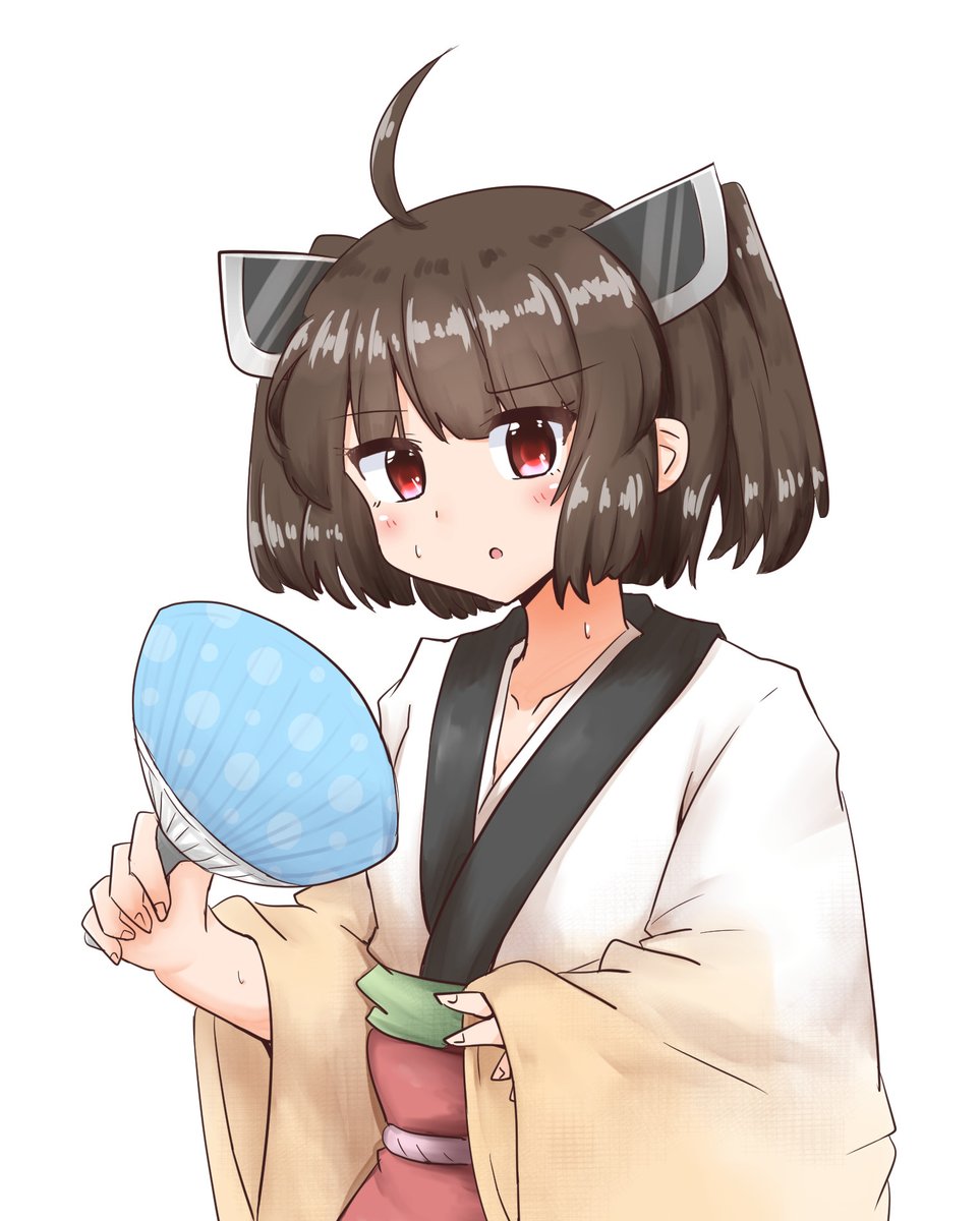 東北きりたん 「245/2310
「あっついですね～…」 」|カメローのイラスト