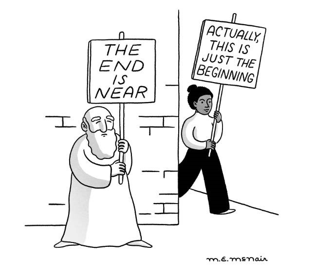 Two views 
 
(by Elisabeth McNair)