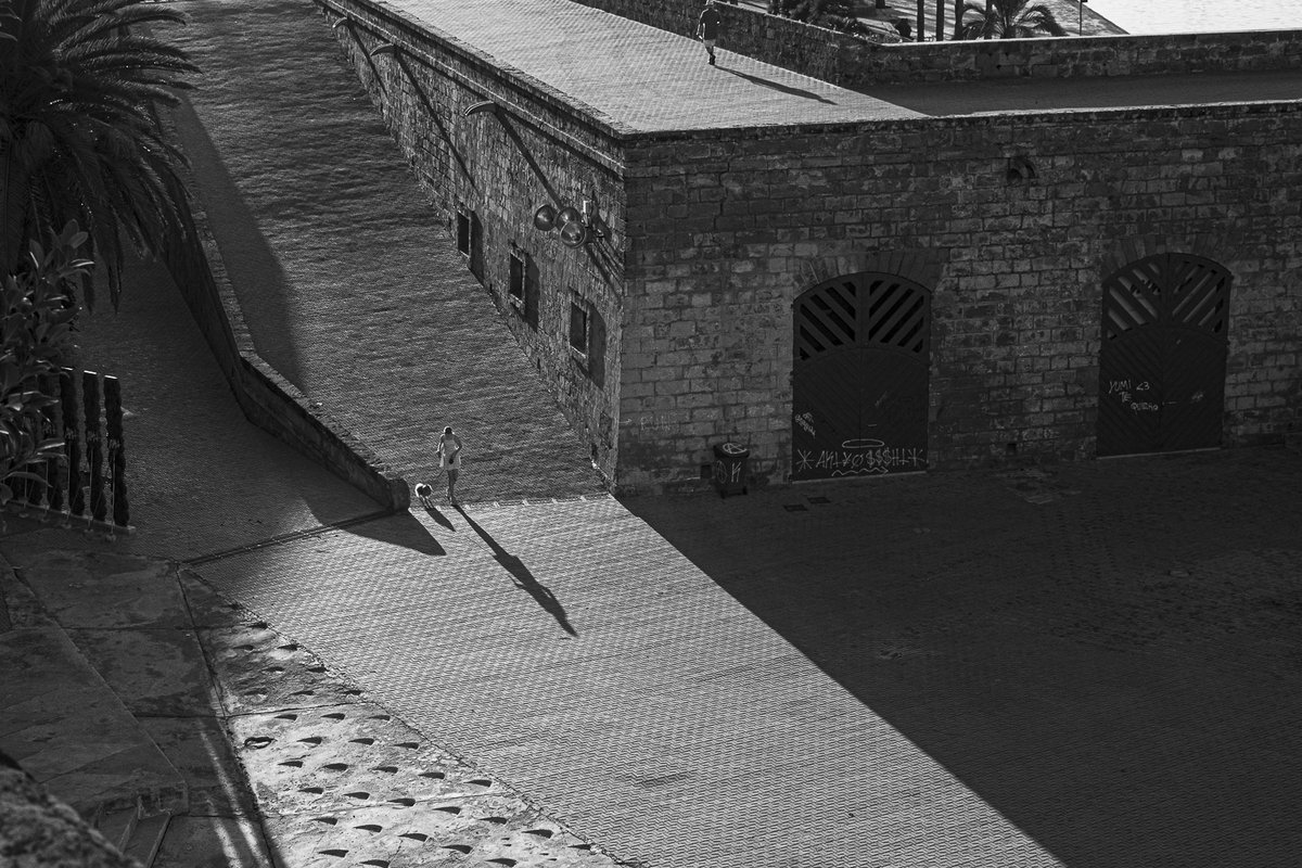 CiutatIntima's tweet photo. De paseo, aprovechando las primeras luces del día. Ses Voltes, desde el Mirador de La Seu. #CiutatIntima #Ciutat #PalmaIntima #Palma #Baleares #Mallorca #walking #blackandwhite #blackandwhitephotography #streetphotography #bw #monochrome #monochromephotography #bnwphotography https://t.co/r9owG8c3k0