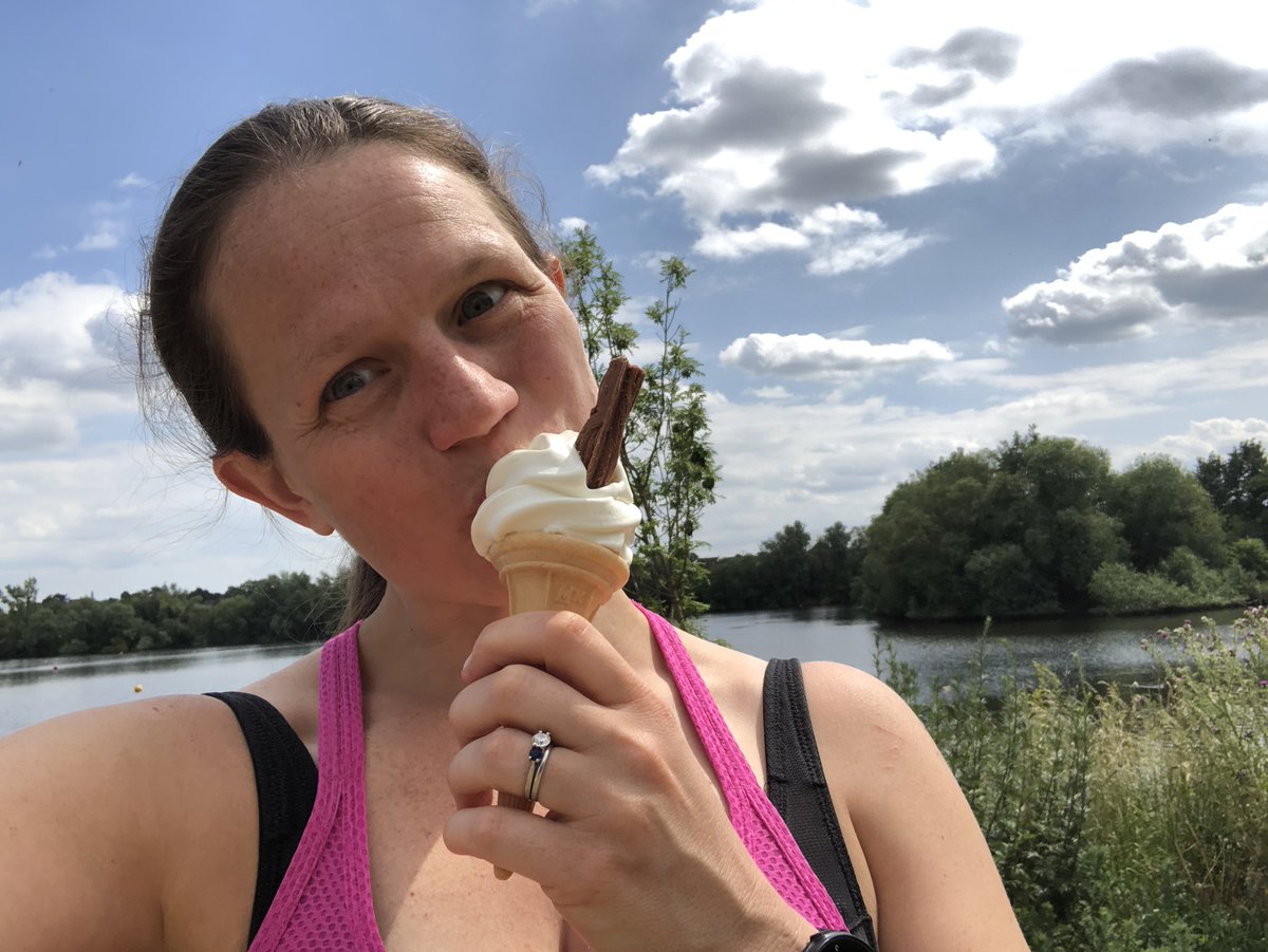 KatGoulder's tweet photo. Rehab run 9: Beautiful @mallingparkrun! First time running here since Xmas day - and first time back since volunteering in rainy rainy Feb when I was on crutches and in a knee brace. Progress! 5x4:1 min run/walk intervals. Gravel was tougher on my knee. #run4Ms #MultipleSclerosis https://t.co/gJ5kLLNgeQ