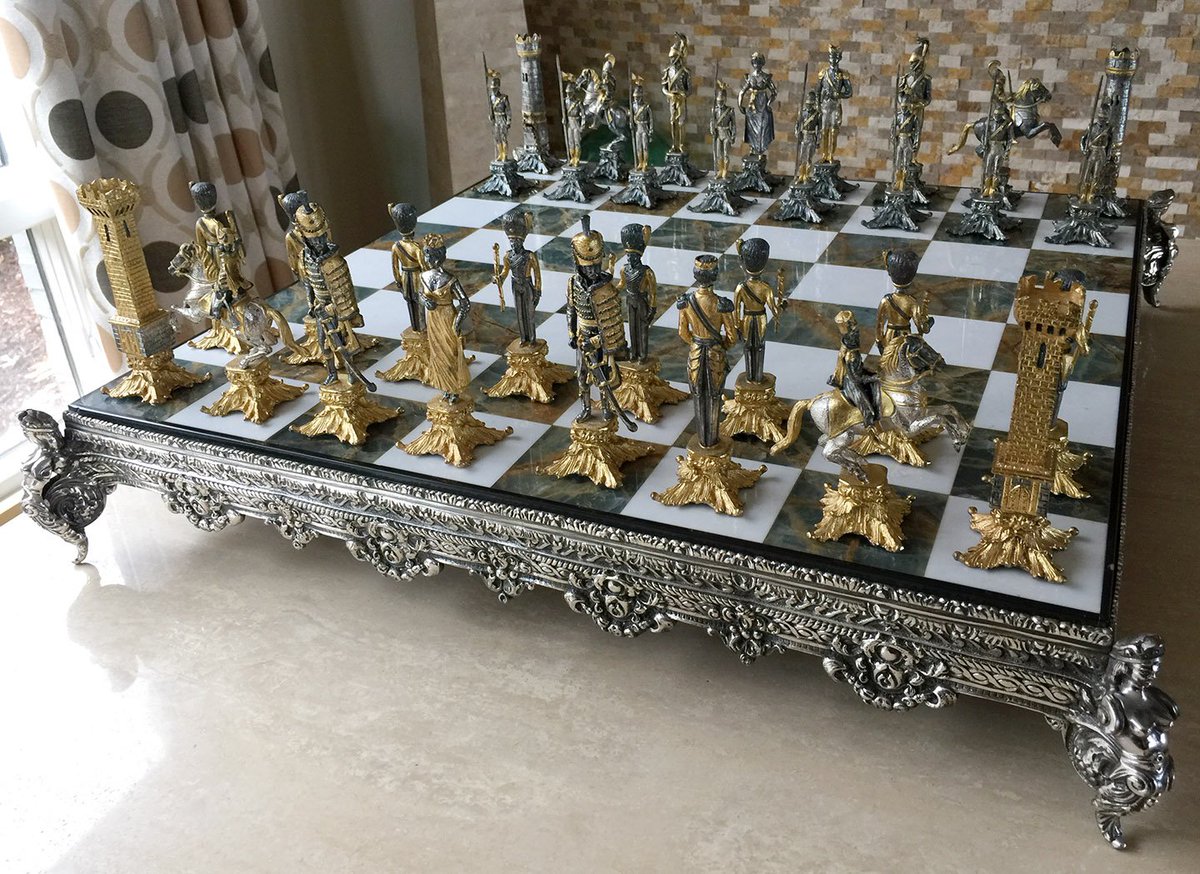 The Battle of Issus Chess Set