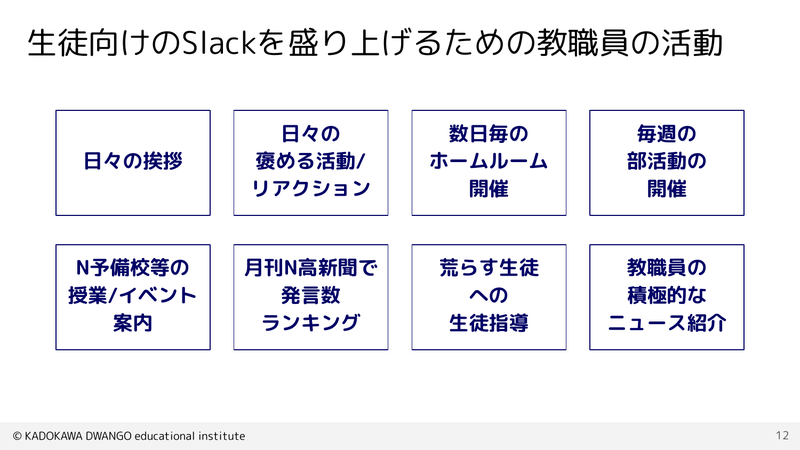 internet_watch's tweet photo. 「N高」で育まれた「Slackチャンネ��文化」、ホームルームから部活・趣味まで5000のパブリックチャンネルでつながる生徒たち＆教職員【週刊Slack情報局】 https://t.co/FD8j5NMbFp https://t.co/3bi3ZaStby