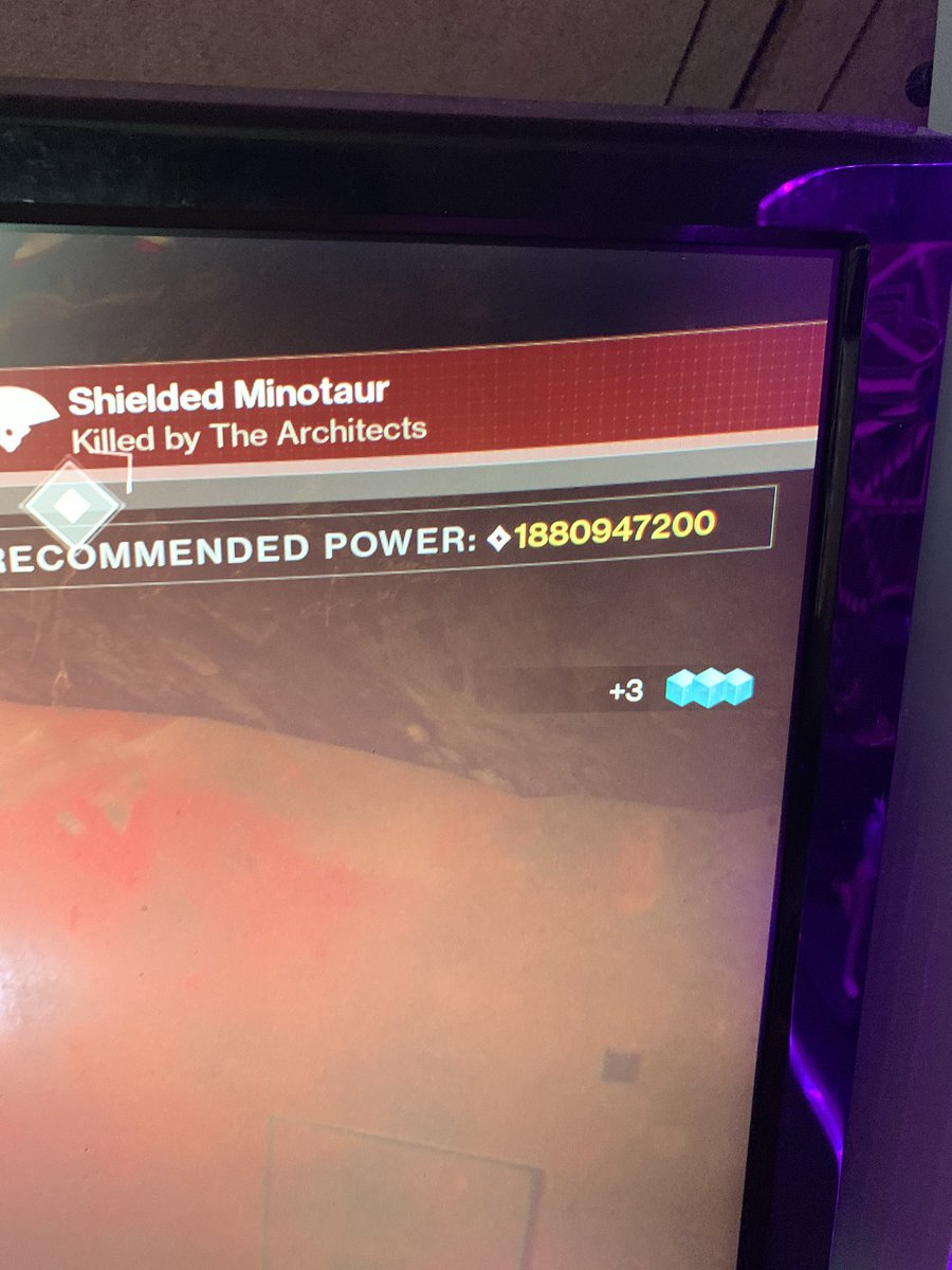 kudlacm's tweet photo. Guess I gotta grind my power level some more @Bungie @DestinyTheGame https://t.co/2BIbs46end