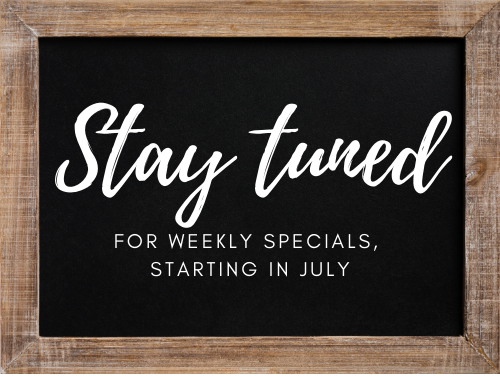 Tired of fussing in the kitchen all summer long? Leave the cooking to Daily Spread. Chef Prepared, Family Approved. Keep an eye out for Weekly Specials....starting in July!